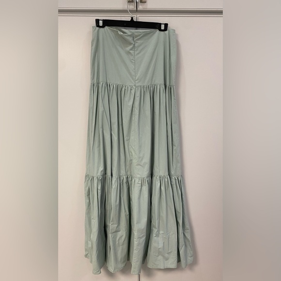 Strapless Maxi Dress in Celadon Dress - Picture 2 of 4